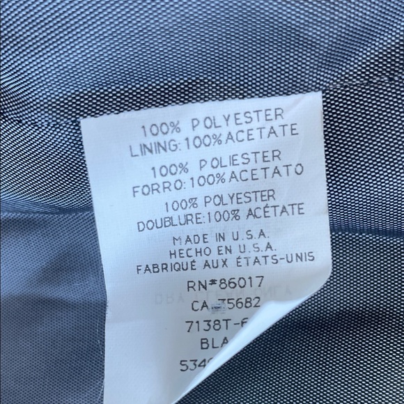 Bebe Classic Vintage 90’s Black Notched Collar Fitted Womens Blazer w Pockets 6 - Picture 9 of 9